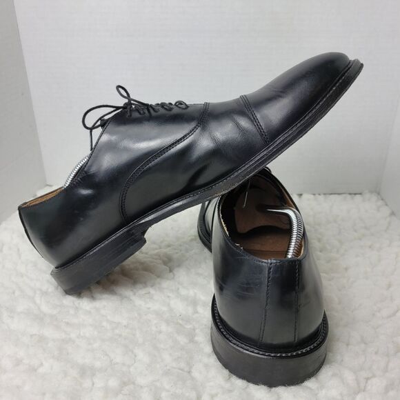 Barneys New York Mens Oxford Shoes Size 13  Black Leather Cap Toe main image 9